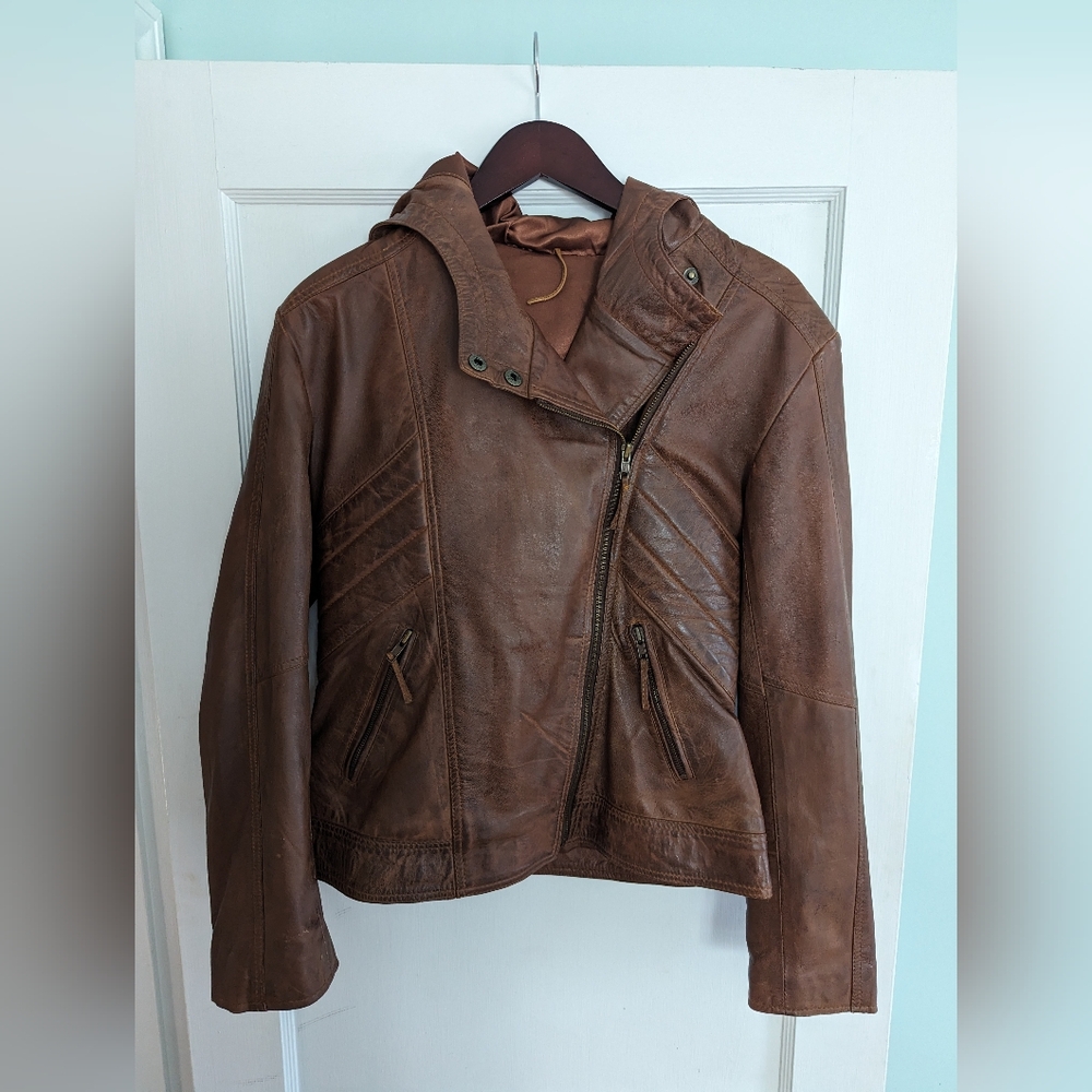 Faux Leather Jacket